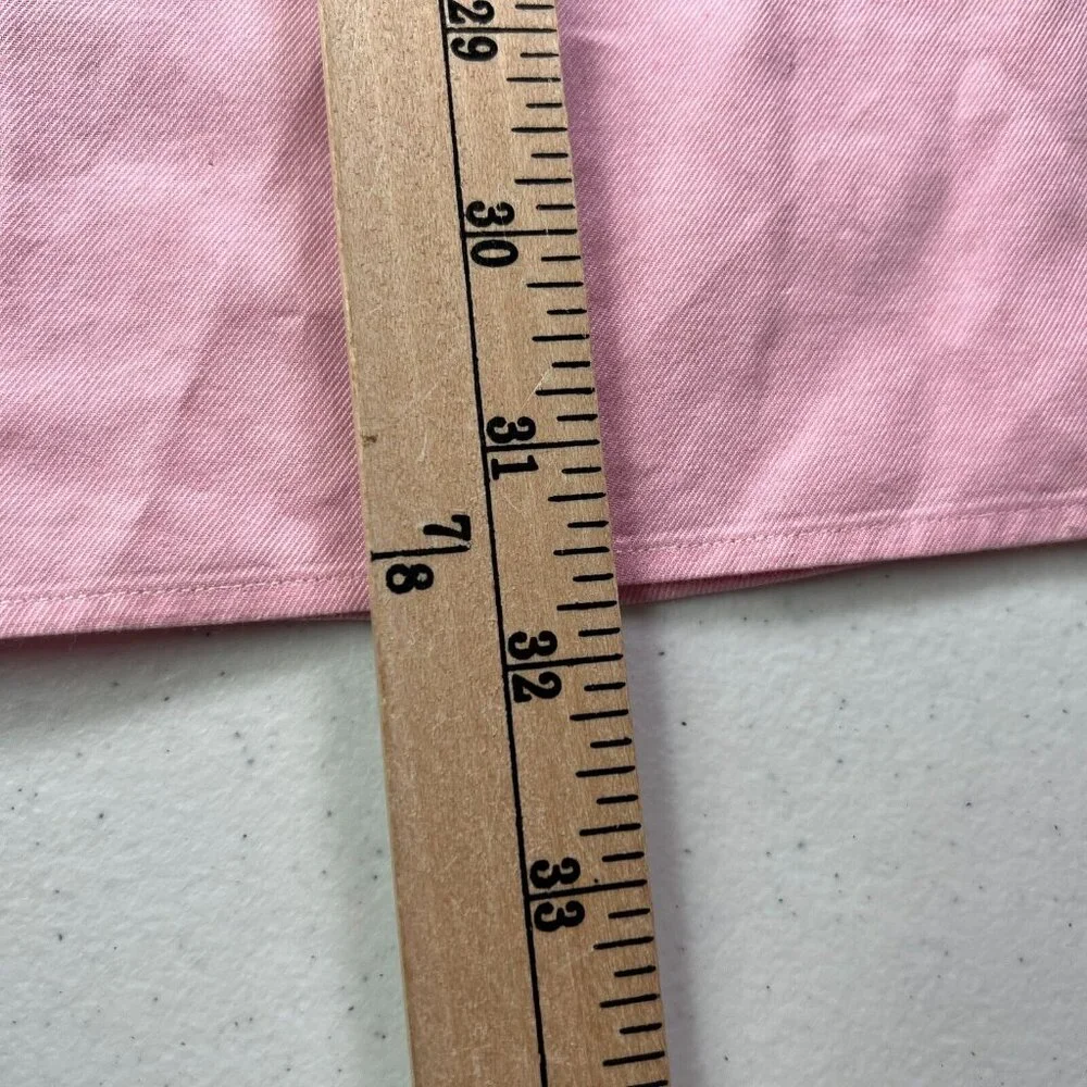 Vintage Polo Ralph Lauren Shirt Mens 17.5 34/35 Curham Pink Long Sleeve Button U - Picture 7 of 9